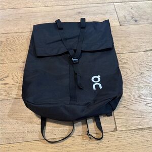 On‎ Running Athletic Ambassador Black Backpack Bag Pack